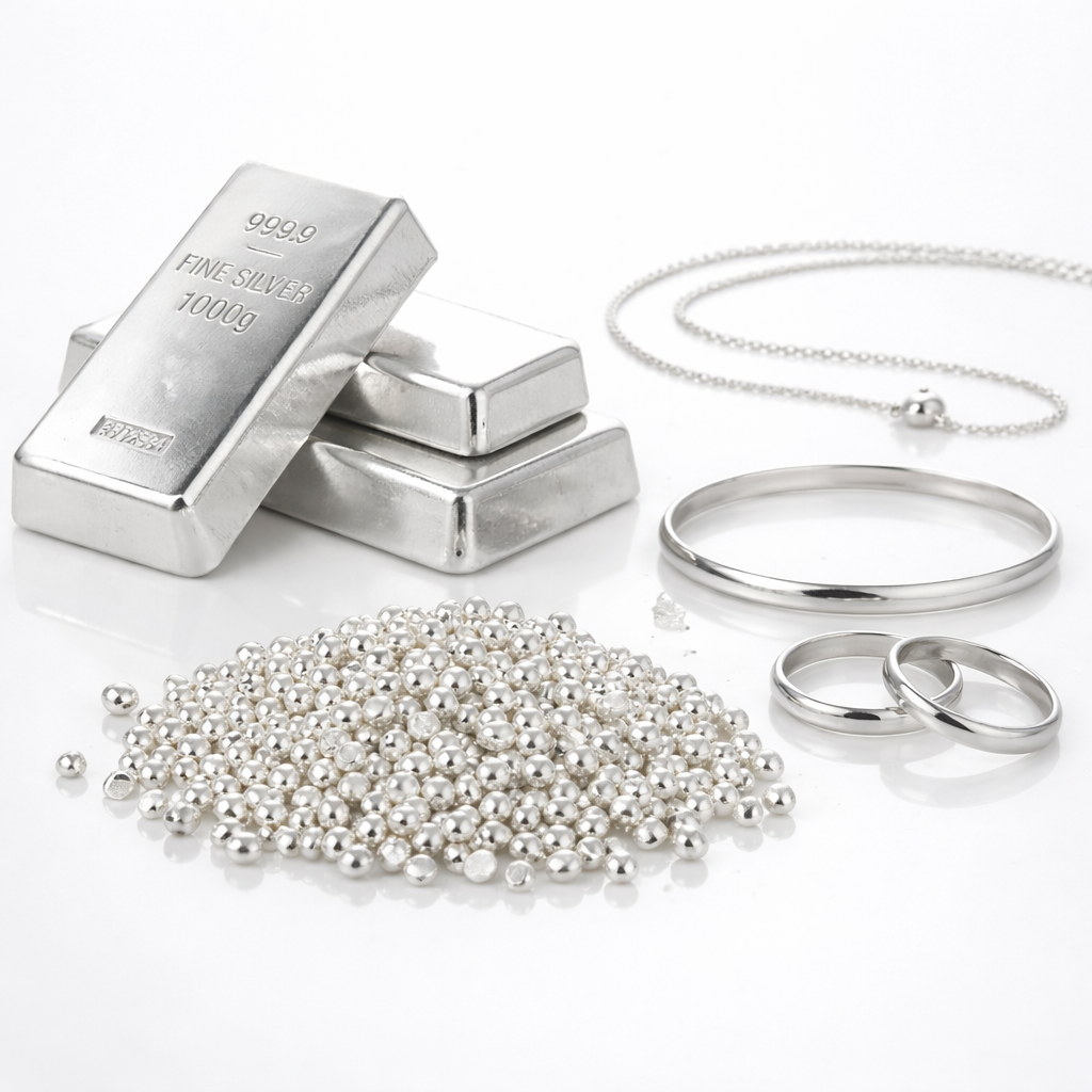 انواع نقره فیزیکی مناسب برای سرمایه‌گذاری